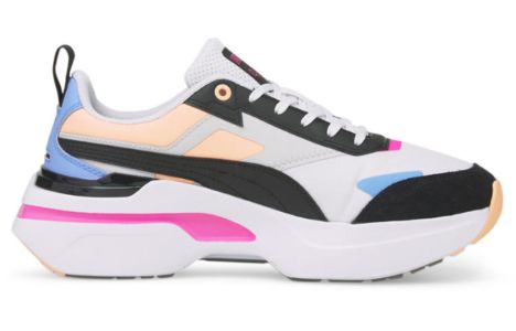 (WMNS) Puma Kosmo Rider Bright 'White Grey Violet' 384858-01 sold by KicksCrew