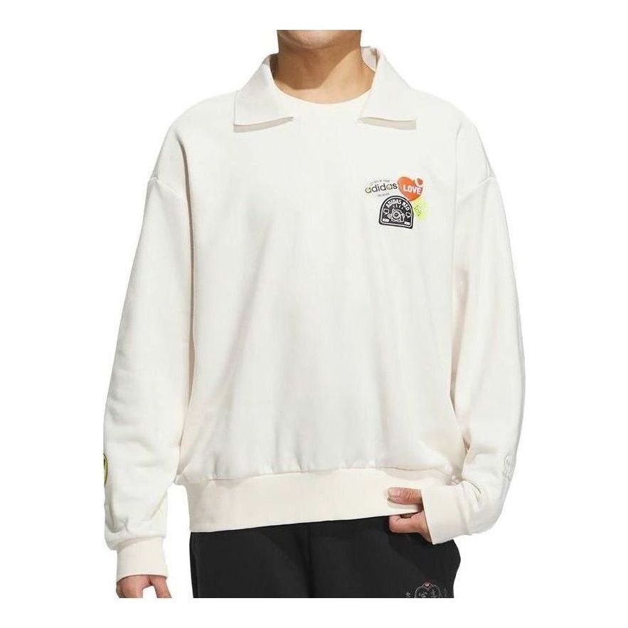 Adidas U VD CREW Sweatshirt 'White' IK6013 sold by KicksCrew