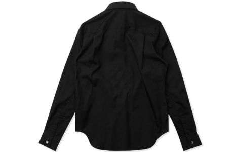 COMME des GARCONS PLAY Black Emblem Button Down 'Black' AZ-B004-051-1 sold by KicksCrew