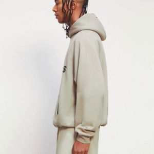 Fear of God Essentials FW20 Logo Hoodie 'Moss' 192250500206245 sold by KicksCrew