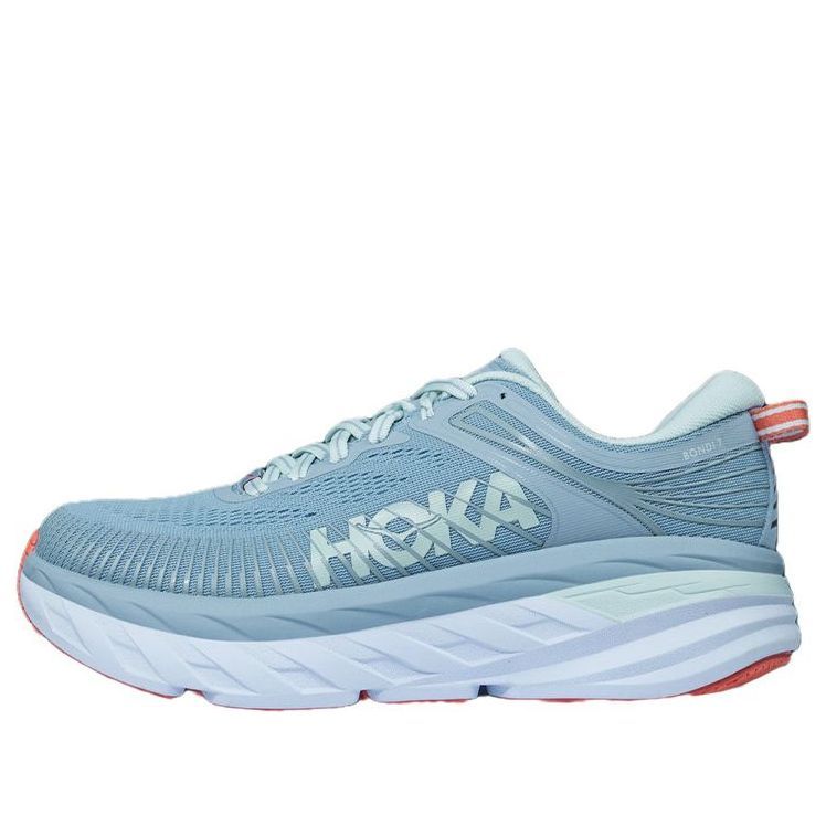 (WMNS) Hoka One One Bondi 7 Wide 'Blue Fog' 1110531-BFBG sold by KicksCrew