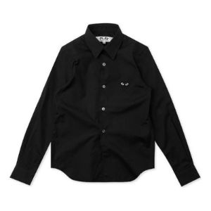 COMME des GARCONS PLAY Black Emblem Button Down 'Black' AZ-B004-051-1 sold by KicksCrew