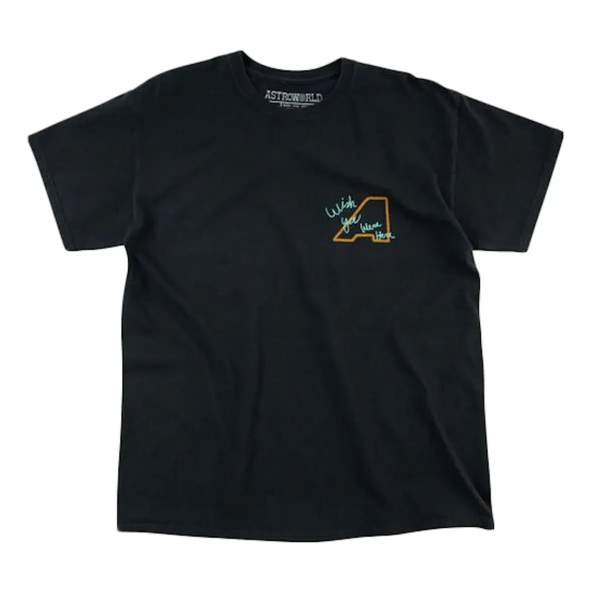 Travis Scott Astroworld Tour London Union Jack T-Shirt 'Black' TC-318 sold by KicksCrew product image thumbnail 2