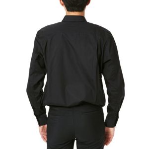 COMME des GARCONS PLAY Black Emblem Button Down 'Black' AZ-B004-051-1 sold by KicksCrew
