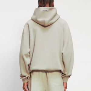 Fear of God Essentials FW20 Logo Hoodie 'Moss' 192250500206245 sold by KicksCrew