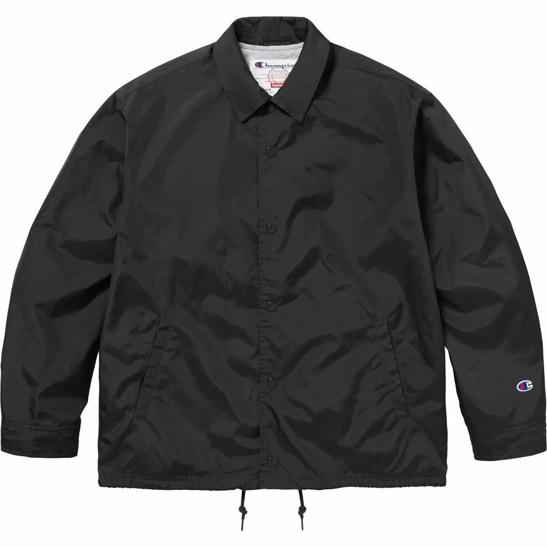 Supreme x Champion Coacches Jacket 'Black White' SUP-SS24-280 sold by KicksCrew