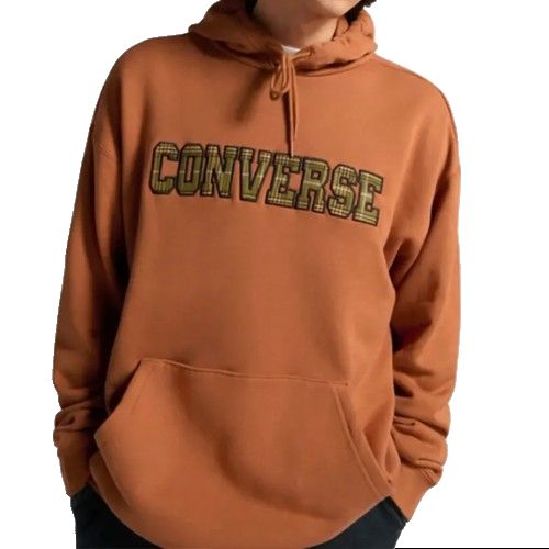 Converse Elevated Logo Graphic Hoodie 'Dark Orange' 10025629A03 sold by KicksCrew