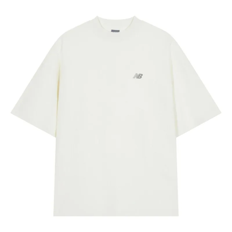 New Balance NB Logo Cotton T-shirt 'White' AMT41333-CIC sold by KicksCrew