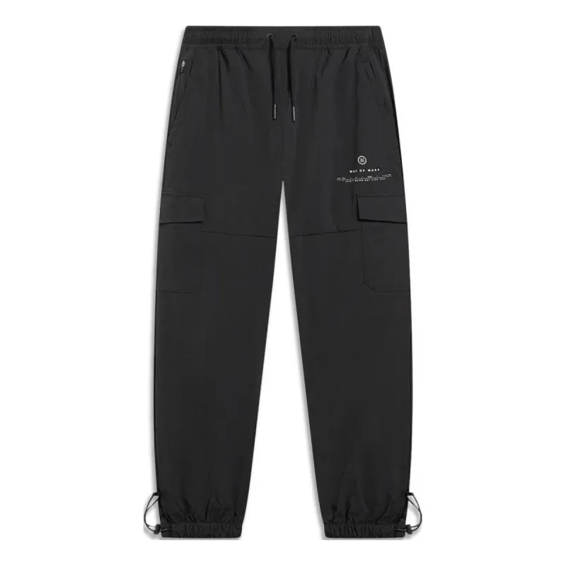 Li-Ning Way Of Wade Graphic Joggers Pants 'Black' AYKT307-1 sold by KicksCrew