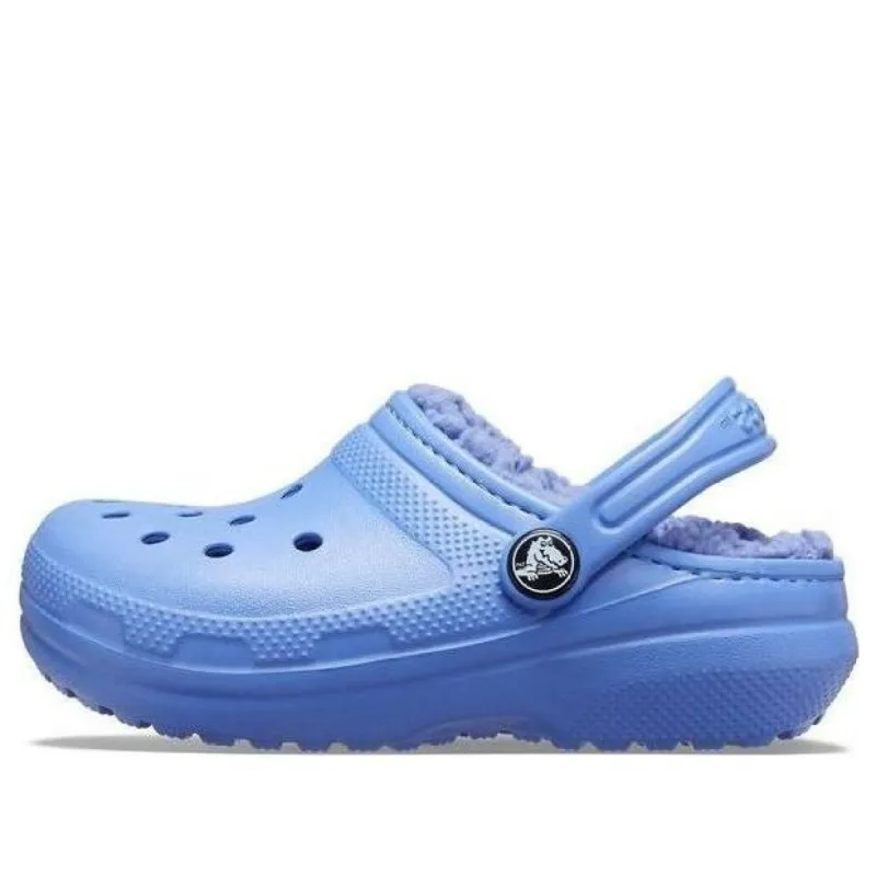 (GS) Crocs Classic Lined Clogs 'Blue' 203506-434 sold by KicksCrew