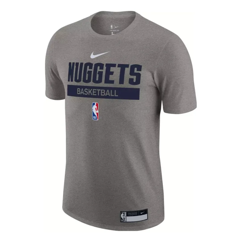Nike x NBA Denver Nuggets T-Shirts 'Grey' DR6461-063 sold by KicksCrew