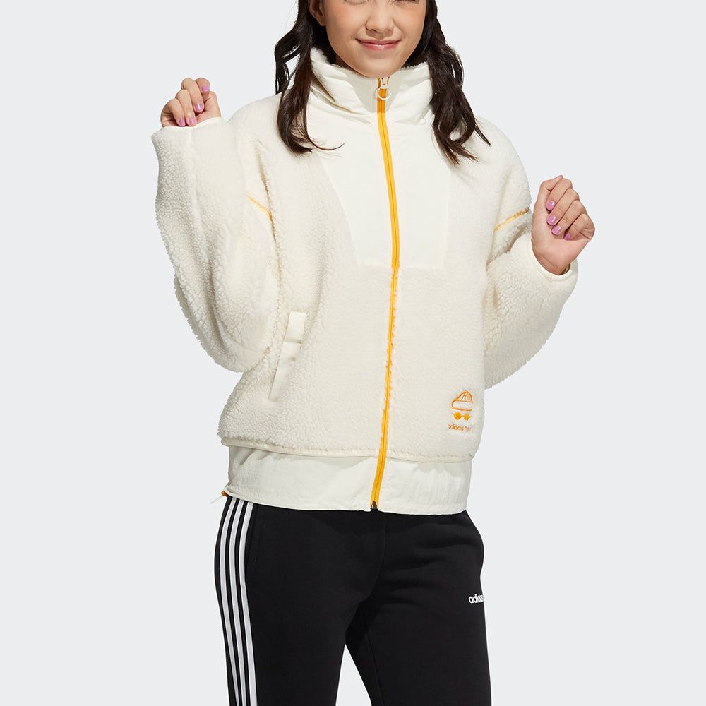 (WMNS) adidas Neo Adventure Sport Jacket 'White' HG9034 sold by KicksCrew product image thumbnail 3