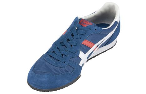 Onitsuka Tiger SERRANO ホワイト/ブルー/レッド PS) Onitsuka Tiger Serrano Ps 'White Blue Red' 1184A086-100
