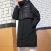 (WMNS) Converse Convertible Long Down Jacket 'Black' 10021982-A02 sold by KicksCrew