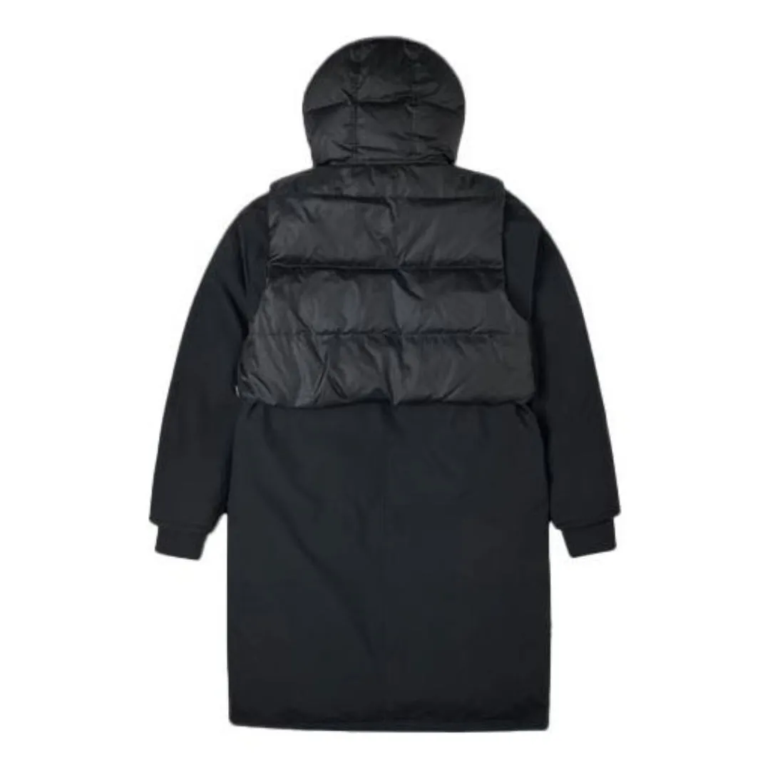 (WMNS) Converse Convertible Long Down Jacket 'Black' 10021982-A02 sold by KicksCrew product image thumbnail 2