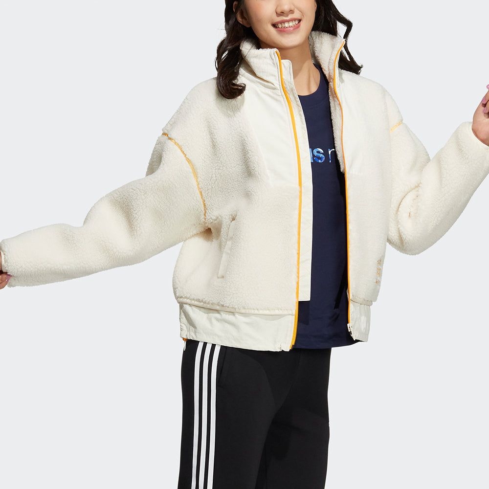 (WMNS) adidas Neo Adventure Sport Jacket 'White' HG9034 sold by KicksCrew product image thumbnail 5
