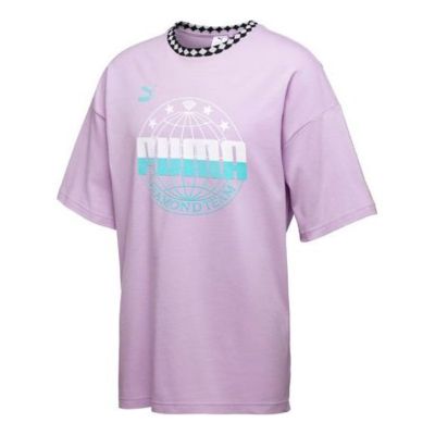 Puma X Diamond Oversize Tee 'Purple' 575357-81 sold by KicksCrew