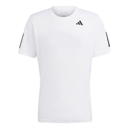 adidas Club 3-Stripes Tennis T-Shirt 'White' IS2297 sold by KicksCrew