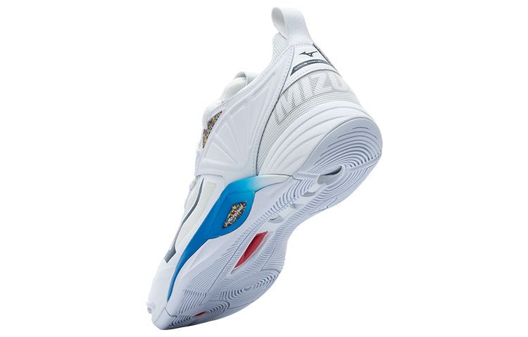 Mizuno Wave Momentum 2 Volleyball Shoes 'White Blue' V1GA211300 sold by KicksCrew product image thumbnail 3