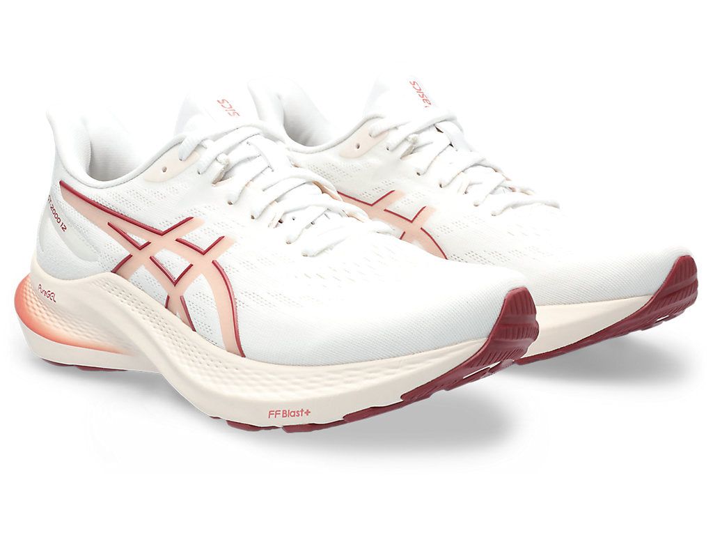 (WMNS) Asics GT-2000 12 'White Light Garnet' 1012B506-100 sold by KicksCrew product image thumbnail 2