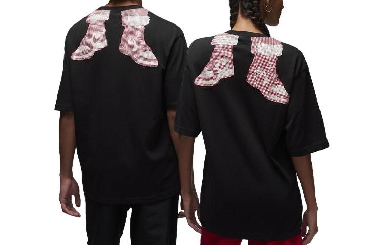 Air Jordan Essentials Holiday T-Shirt 'Black' FD7010-010 sold by KicksCrew product image thumbnail 3