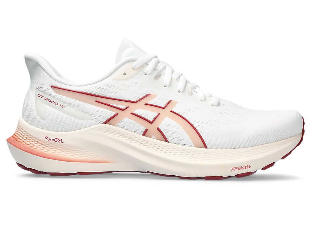 (WMNS) Asics GT-2000 12 'White Light Garnet' 1012B506-100 sold by KicksCrew product image thumbnail 3