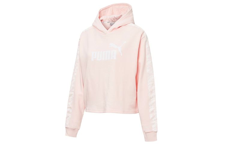 (WMNS) Puma Amplified Cropped Hoodie 'Pink' 583808-17 sold by KicksCrew product image thumbnail 2