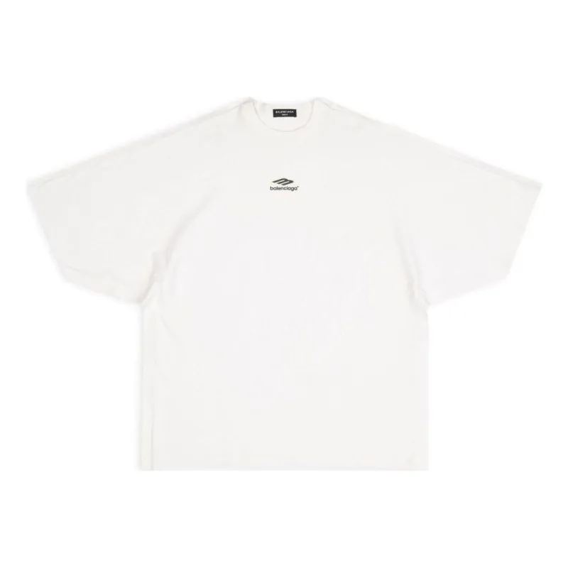 Balenciaga 3B Sports Icon Flat T-Shirt 'Ecru' 704032TMVJ70978 sold by KicksCrew