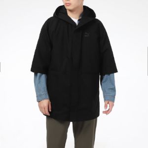 Puma Classics Short Sleeve Relaxed Jacket 'Black' 533733-01 sold by KicksCrew