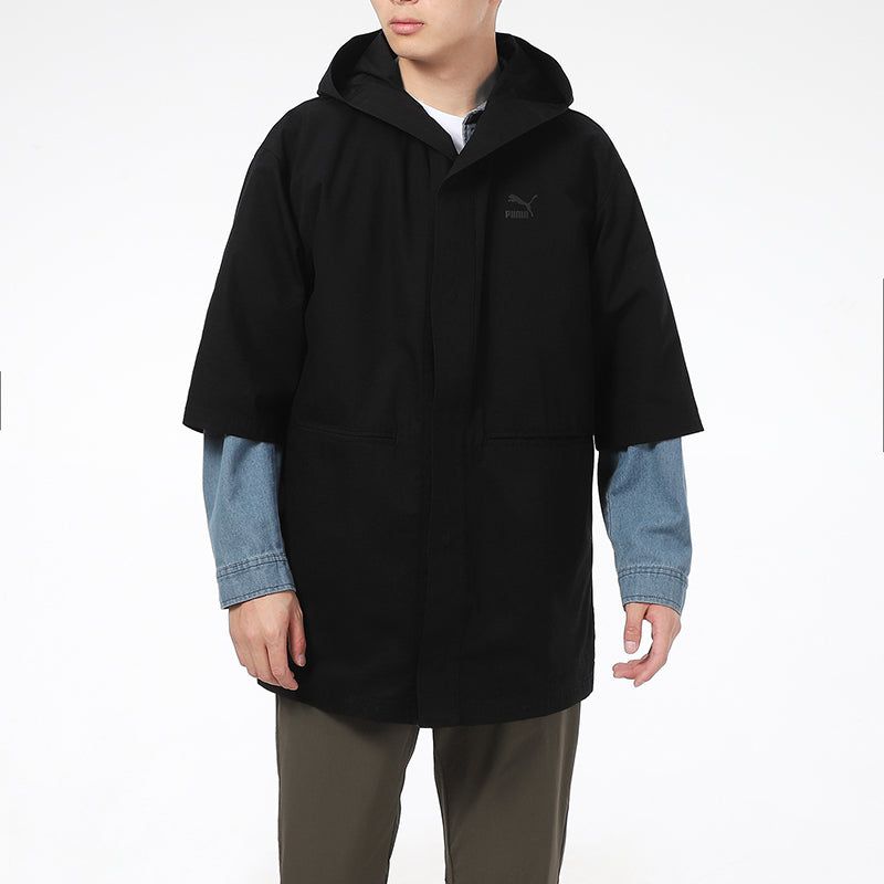 Puma Classics Short Sleeve Relaxed Jacket 'Black' 533733-01 sold by KicksCrew product image thumbnail 3