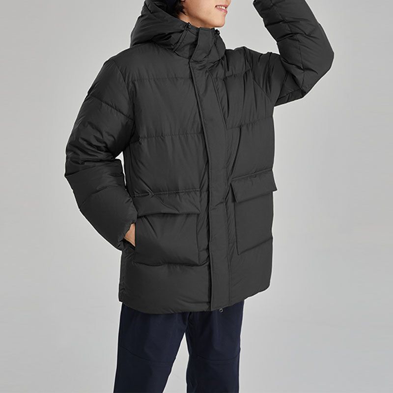 Skechers Casual Long Down Jacket 'Black' L423M091-0018 sold by KicksCrew product image thumbnail 3