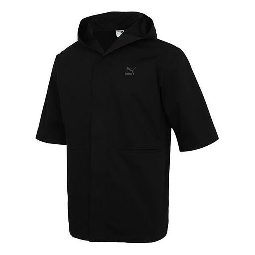 Puma Classics Short Sleeve Relaxed Jacket 'Black' 533733-01 sold by KicksCrew