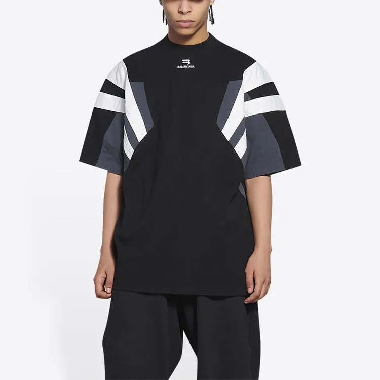 Balenciaga Sporty B Tracksuit T-Shirt 'Black Grey White' 675306TLVA21150 sold by KicksCrew product image thumbnail 4