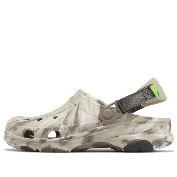 brown beige crocs