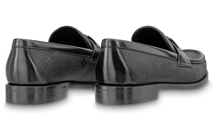 LOUIS VUITTON Moccasino Major Shoes 'Black Monogram' 1ABFIP sold by KicksCrew product image thumbnail 3