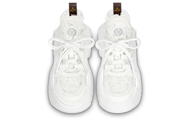 (WMNS) LOUIS VUITTON Archlight 2.0 Platform Sneakers 'White Lace' 1ABI41 sold by KicksCrew product image thumbnail 3