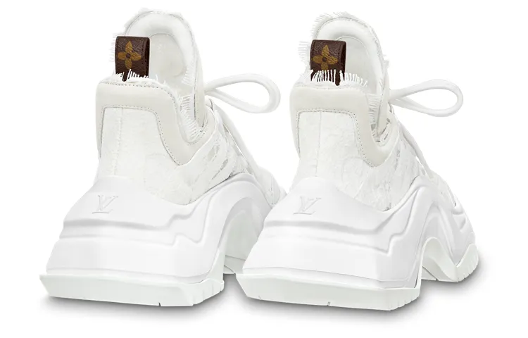 (WMNS) LOUIS VUITTON Archlight 2.0 Platform Sneakers 'White Lace' 1ABI41 sold by KicksCrew product image thumbnail 4