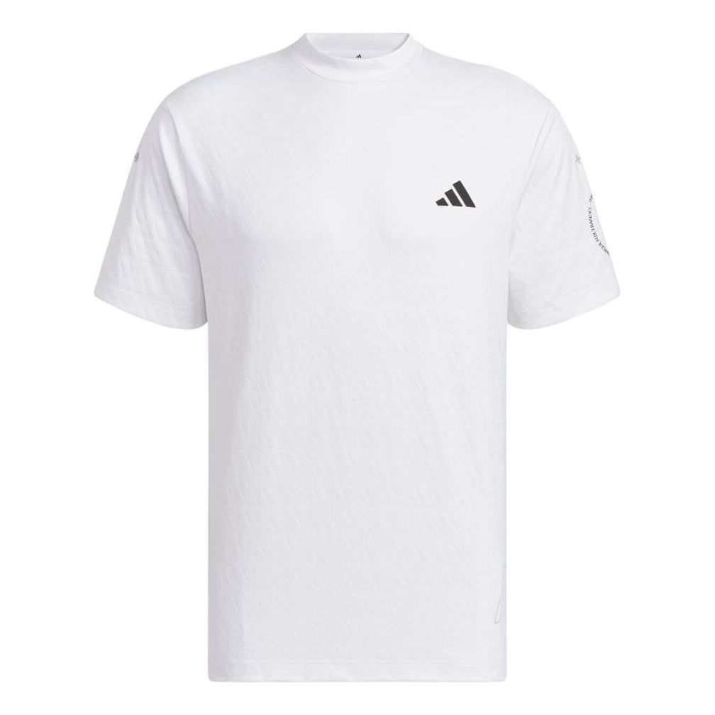 adidas Street Style Plain Logo T-Shirts 'White' IN9059 sold by KicksCrew