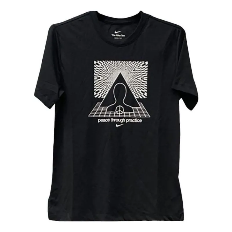 Nike Dri Fit Yoga Graphic 'Black' DD6926-010 sold by KicksCrew