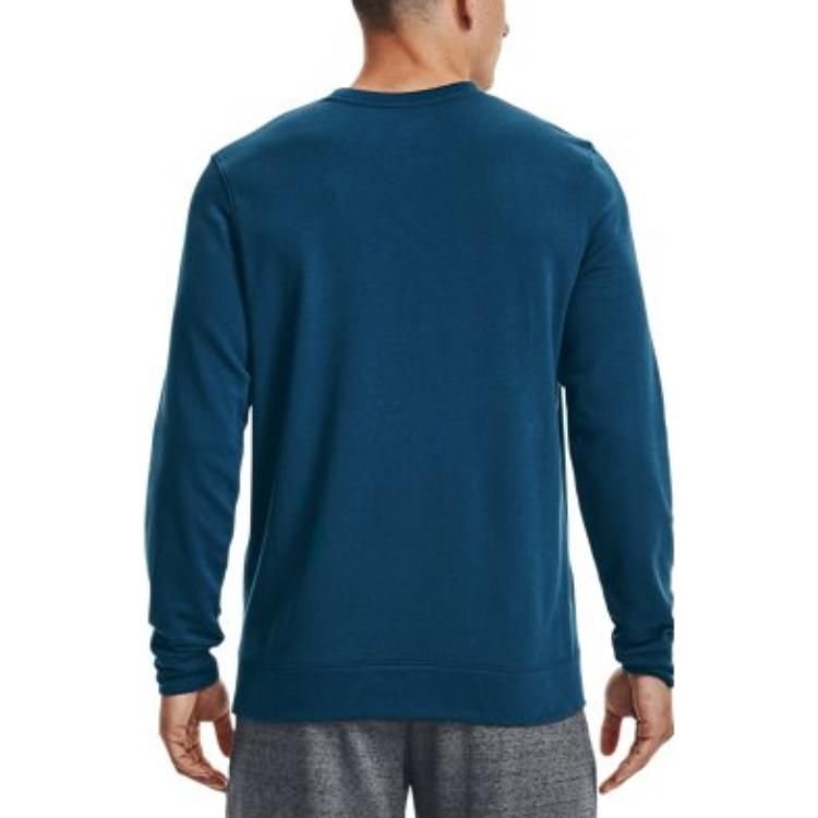 Under Armour RIVAL Terry Long Sleeve T-shirt 'Blue' 1370391-458 sold by KicksCrew product image thumbnail 4