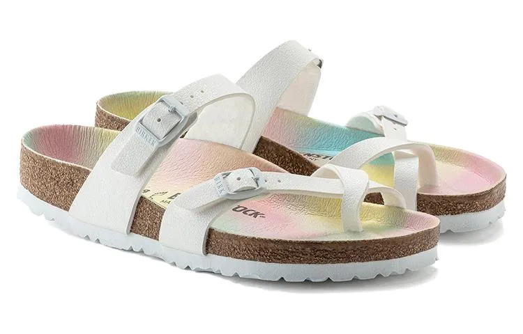 Birkenstock Mayari Vegan Birko-Flor Nubuck Sandals 'White' 1021187 sold by KicksCrew product image thumbnail 3