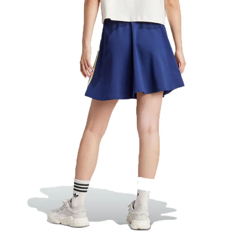 (WMNS) adidas Originals Stripe Graphic Skirt 'Blue' IR7470 sold by KicksCrew product image thumbnail 3