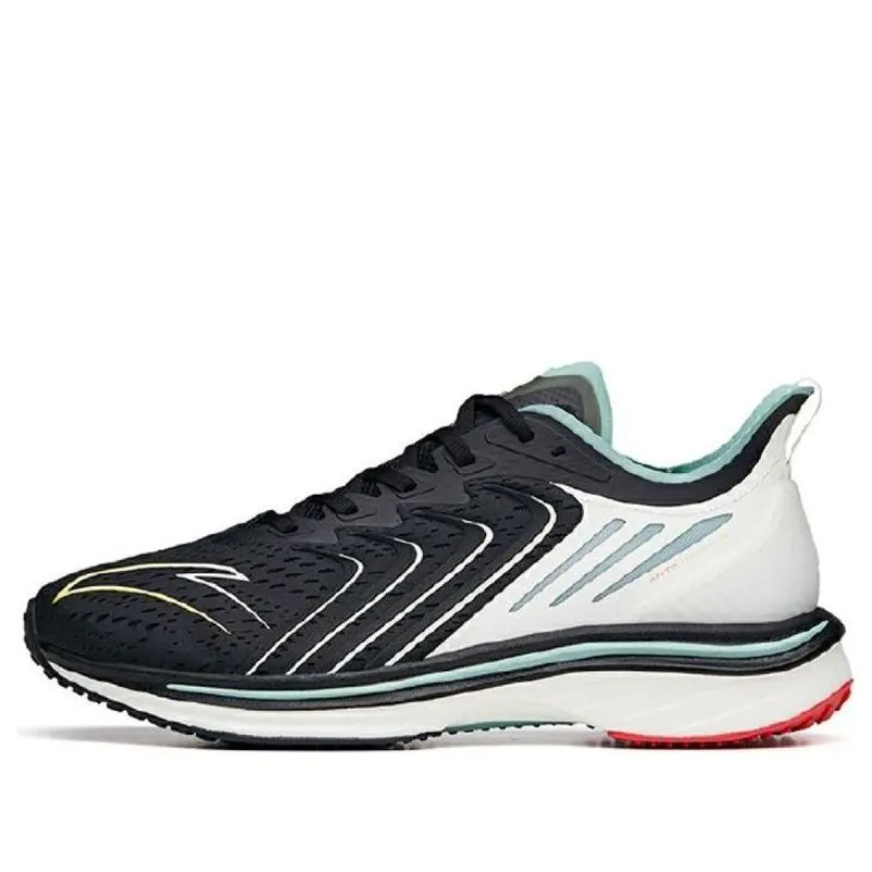 ANTA Mach 1.0 Running Shoes 'Black White' 112135562-1 sold by KicksCrew