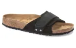 Birkenstock Oita Suede Leather Narrow Fit Sandals 'Black' 1024200 sold by KicksCrew