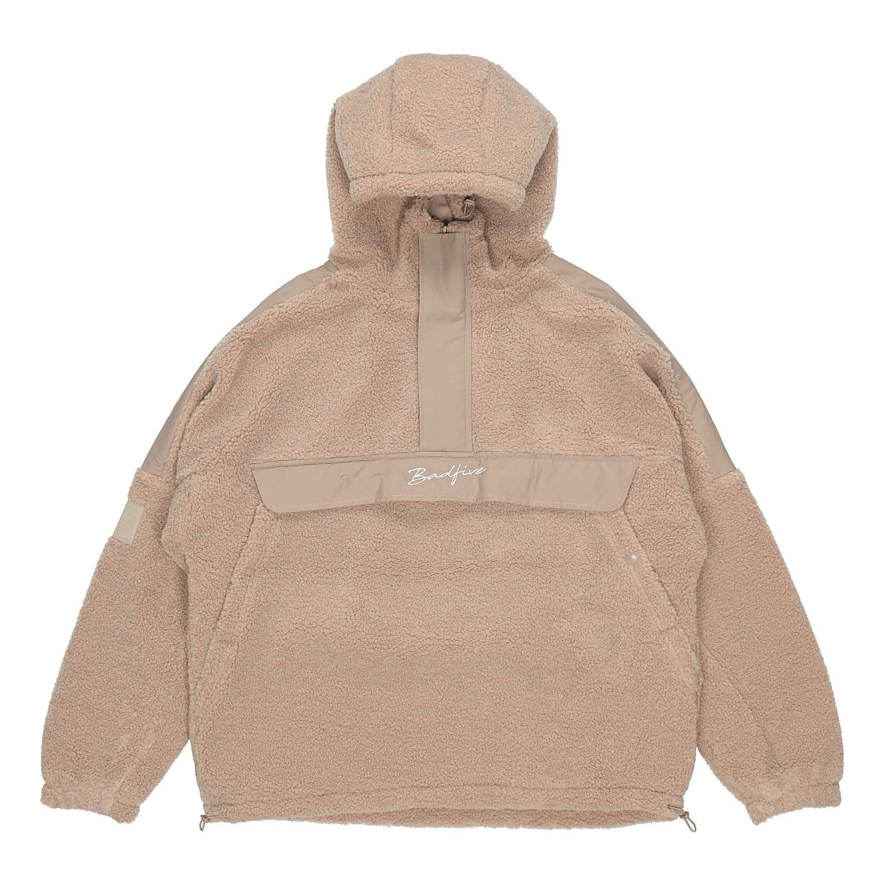 (WMNS) Li-Ning Graphic Polar Fleece Hooded Jacket 'Light Brown' AFDQ338-1 sold by KicksCrew