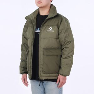 Converse Star Chevron Down Jacket 'Olive Green' 10023755-A04 sold by KicksCrew