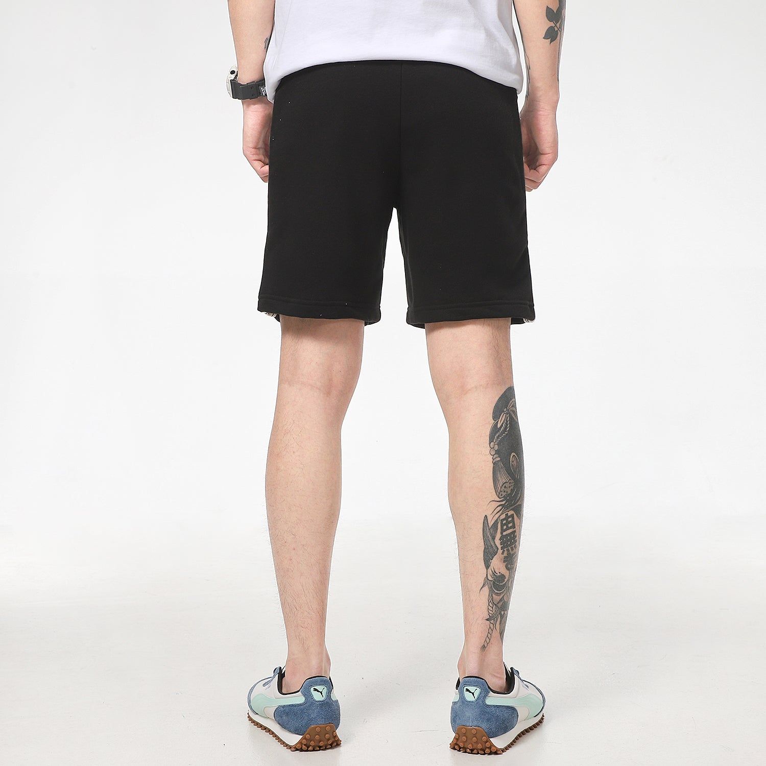 Puma Rebel Sweat Shorts 'Black' 533192-01 sold by KicksCrew product image thumbnail 4