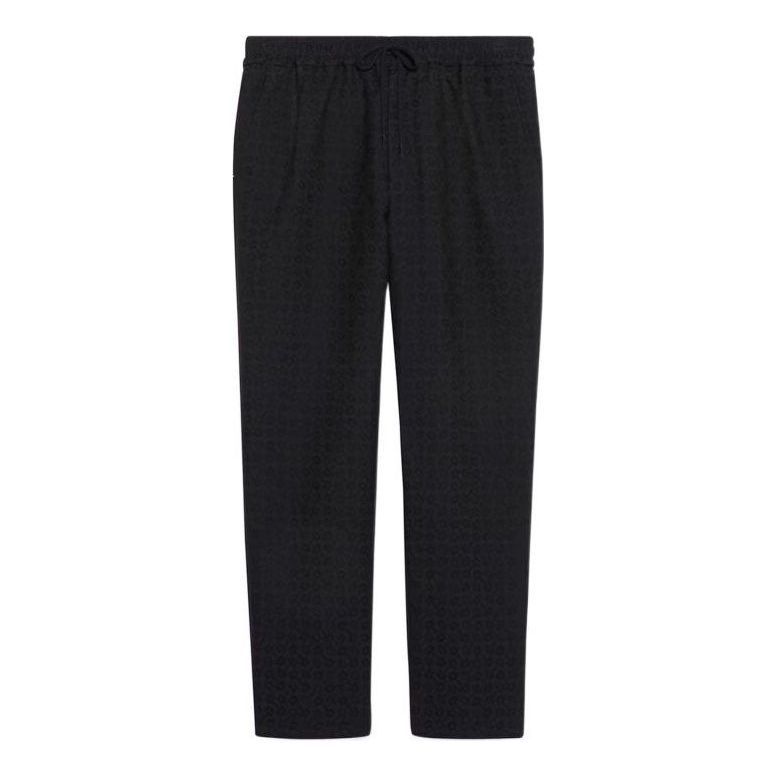 Gucci Horsebit Cotton Wool Jogging Pant 'Navy' 722330-ZAKIU-4440 sold by KicksCrew