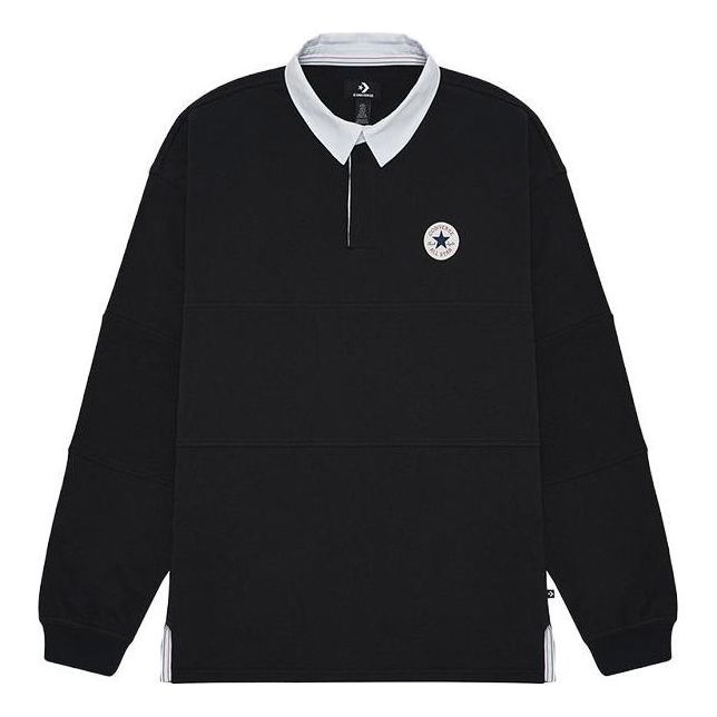 Converse All Star Long Sleeve Rugby 'Black' 10025229-A01 sold by KicksCrew