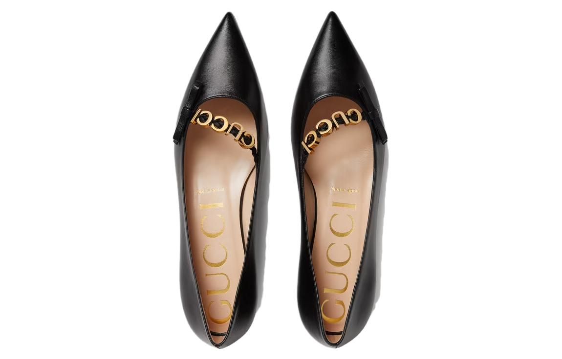 (WMNS) GUCCI Ballet Flat 'GUCCI - Black' 674772-C9D10-1000 sold by KicksCrew product image thumbnail 4